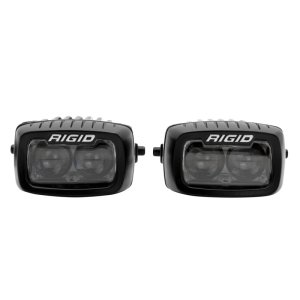 Ford F-150 Off-Road Driving Light Kit - Front - Ford Racing - Rigid SR-M Driving Lamps, Plug-and-Play, Pair - `21-`23